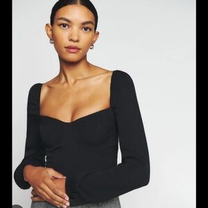 Reformation Reign Black Top